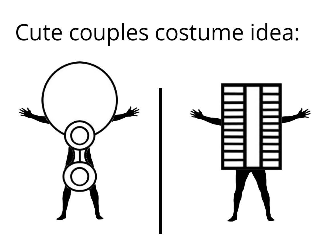 PictishM's tweet photo. #Archaeology #Picts #MirrorAndComb #Halloween #CouplesCostume #Symbols https://t.co/2FNM4grbqq