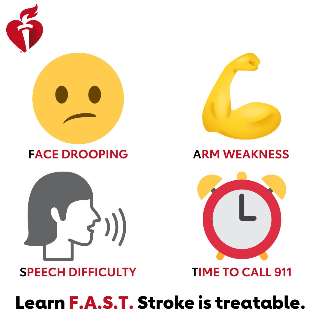 Share these warning signs so we can defeat stroke together. #WorldStrokeDay spr.ly/6016Jpsnn