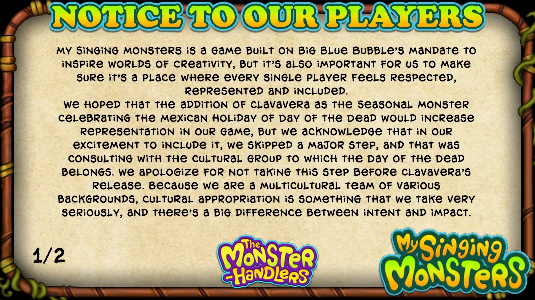 My Singing Monsters tweet media