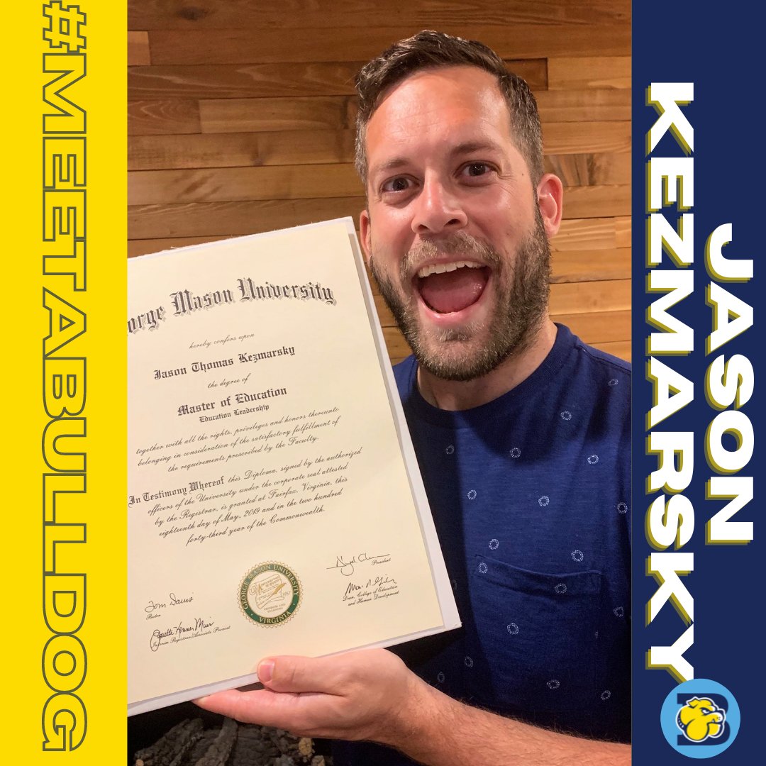 BullisSchool's tweet photo. #FacultyFriday 👋 Today we celebrate Jason Kezmarsky! Mr. Kezmarsky is the Assistant Head of Middle School and has been at Bullis since 2011. 👉 Learn some fun facts about Mr. Kezmarsky https://t.co/dgbsPNR61e
#MeetABulldog #bullisms https://t.co/Jz0MzMVylm