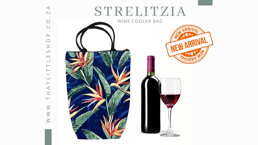 The Strelitzia is an iconic SA flower! 

So what could be cooler than this #WineCoolerBag to carry your drinks to any party, braai or special occasion this festive season!

#thatlittleshop #homeware #gifts #winecooler #winecarrierbag #coolerbag #christmasgift #madeinsouthafrica