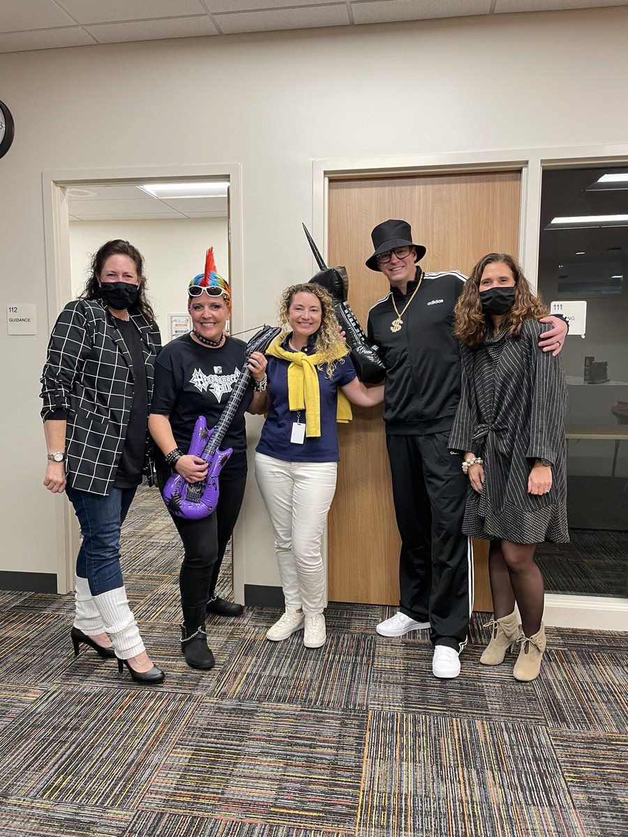 Howell_CFIS's tweet photo. Back to the 80’s with our office team!  #cfevs #cfchoosecourage #mygang https://t.co/fi1dH0yBqJ