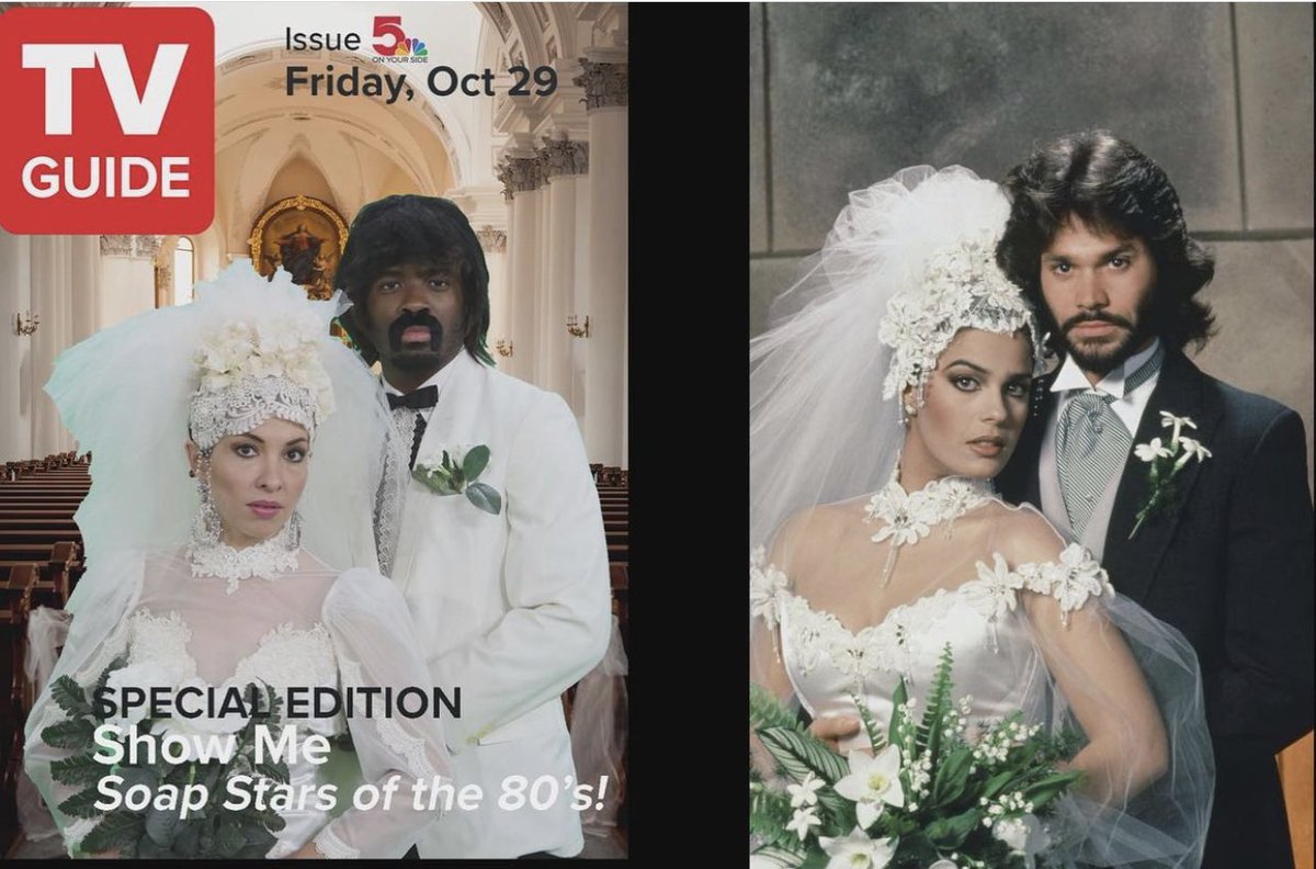 How did @DanaDeanKSDK and I do? We recreated the hot NBC Soap Opera 'Days of our Lives' making 'Show Me Our Lives' on <a href="/ShowMeStLouis/">Show Me St. Louis</a> 😂😂