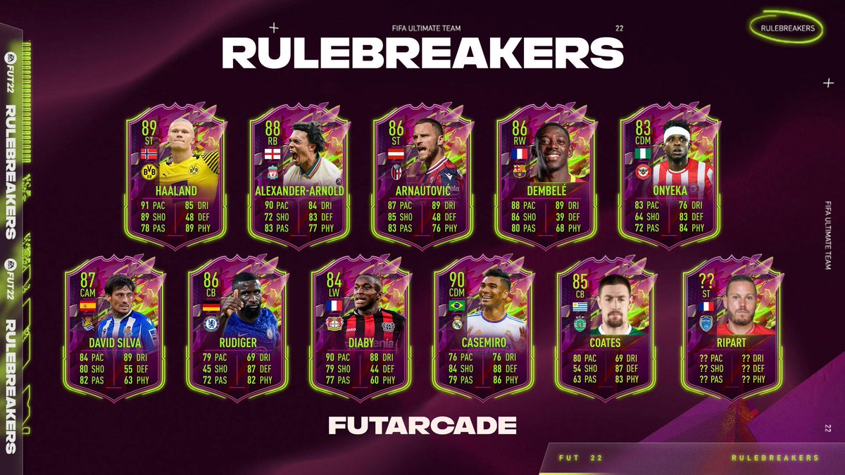 FutMnc's tweet photo. RULEBREAKERS LEAKS 👀💀🎃

#FUT https://t.co/ID16ycbPeG