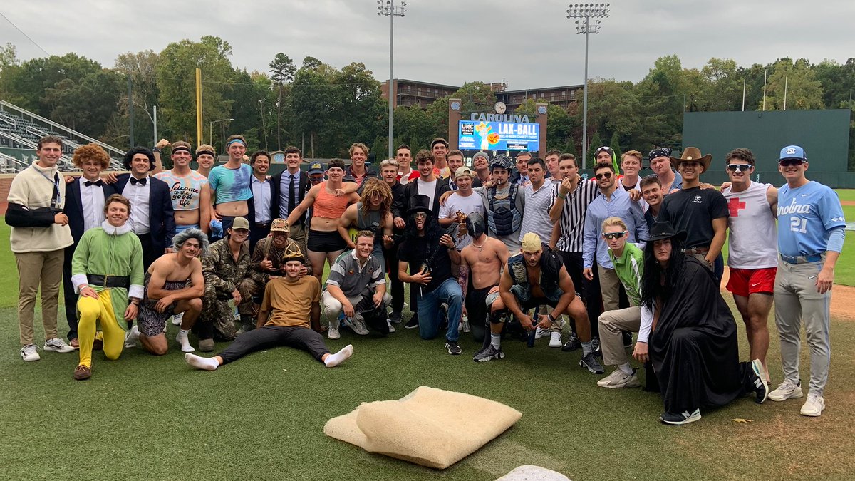 DiamondHeels's tweet photo. Thanks to everyone who braved the weather and came out to The Bosh for the first-ever game of Lax-Ball 🎃🥍⚾️🥎

You can still support our fundraiser for @uncchildrens by donating here » https://t.co/tPKKSZEV6t

#GoHeels x #TogetherWeWin https://t.co/miqf1bek3z
