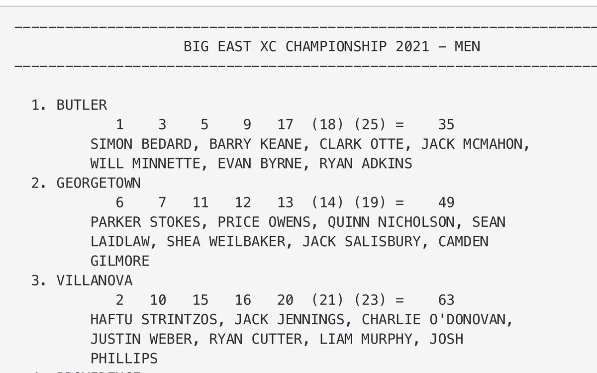 That’s OFFICIAL! The Bulldogs repeat as BIG EAST men’s champions! #ButlerWay