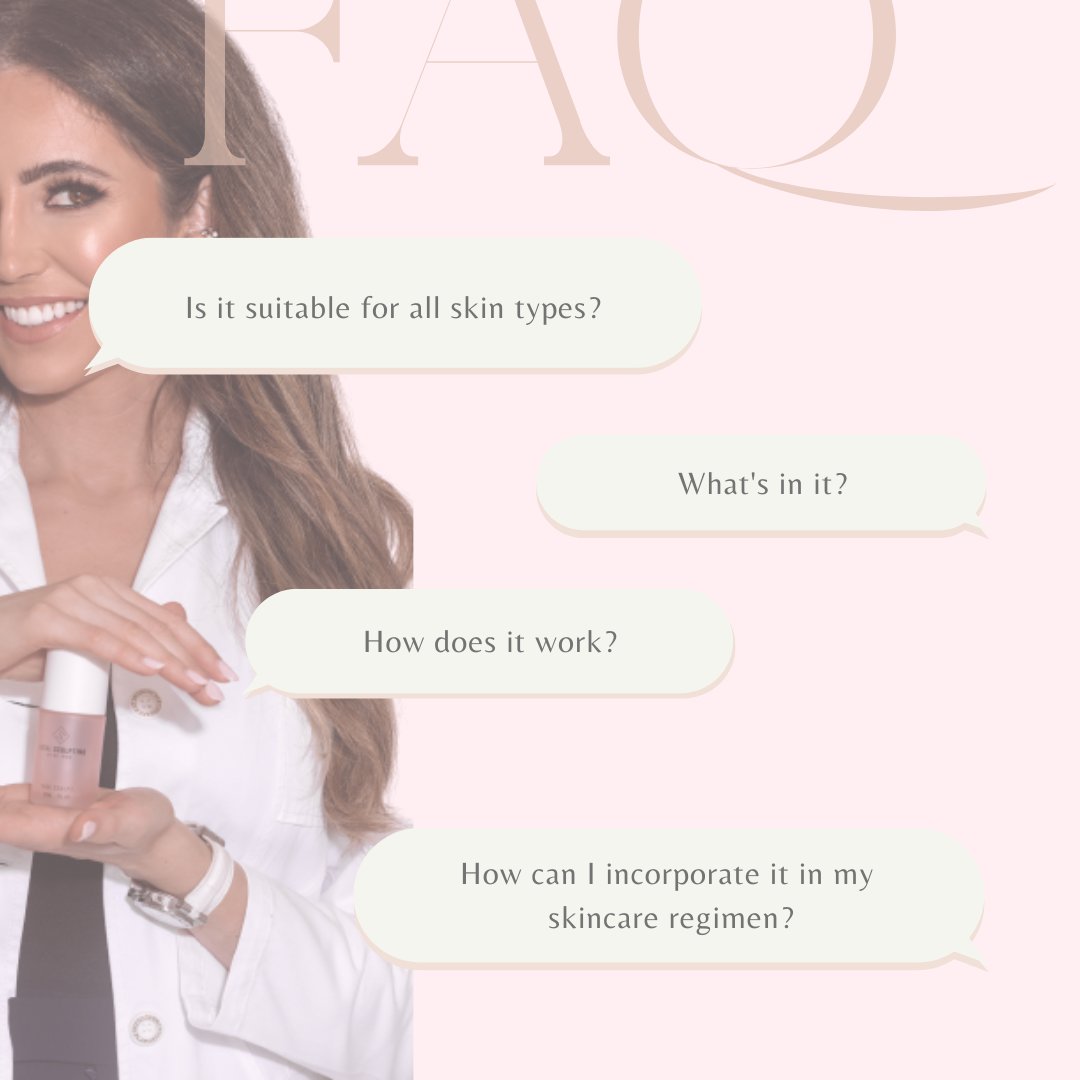 DrNinaBal's tweet photo. After posting the incredible results achieved by our Dr Nina Skin Ambassador Maria, I've received so many questions about the Face Sculpt Serum!
So I've decided to answer the most common here...bow I have a question for you: Have you bought your Face Sculpt Serum yet?? https://t.co/UpUWrJURqF