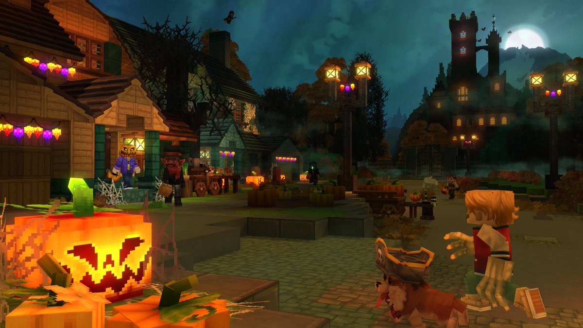 Hytale's tweet image. Hi everyone! We just wanted to wish the whole Hytale community a happy Halloween. We've been hard at work on Hytale and remain super grateful for your support and patience this year. Have a great time this weekend! 🎃 #Hytale