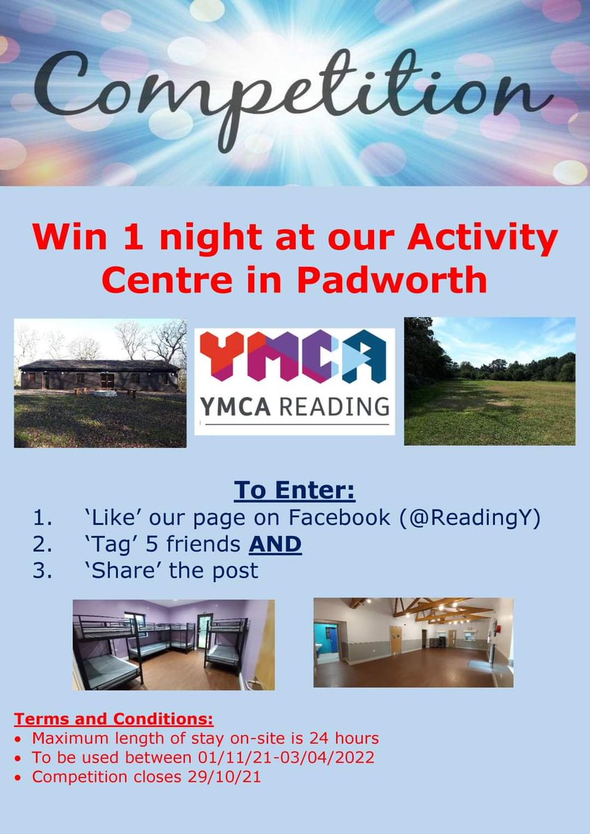 YMCA_Reading's tweet photo. Competition closes today! Go to our Facebook page to enter https://t.co/J876N5wY5K