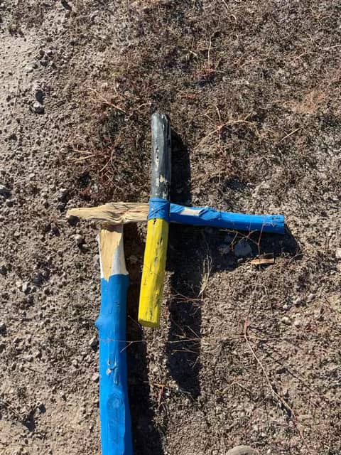 With a heavy heart I share the sad news that our Holy Ground Crosses at Oak Flat were destroyed. It bring sadness to our hearts that someone would do this. It is no different than a church being vandalized or set on fire. Please continue to pray for Oak Flat as evil is around.