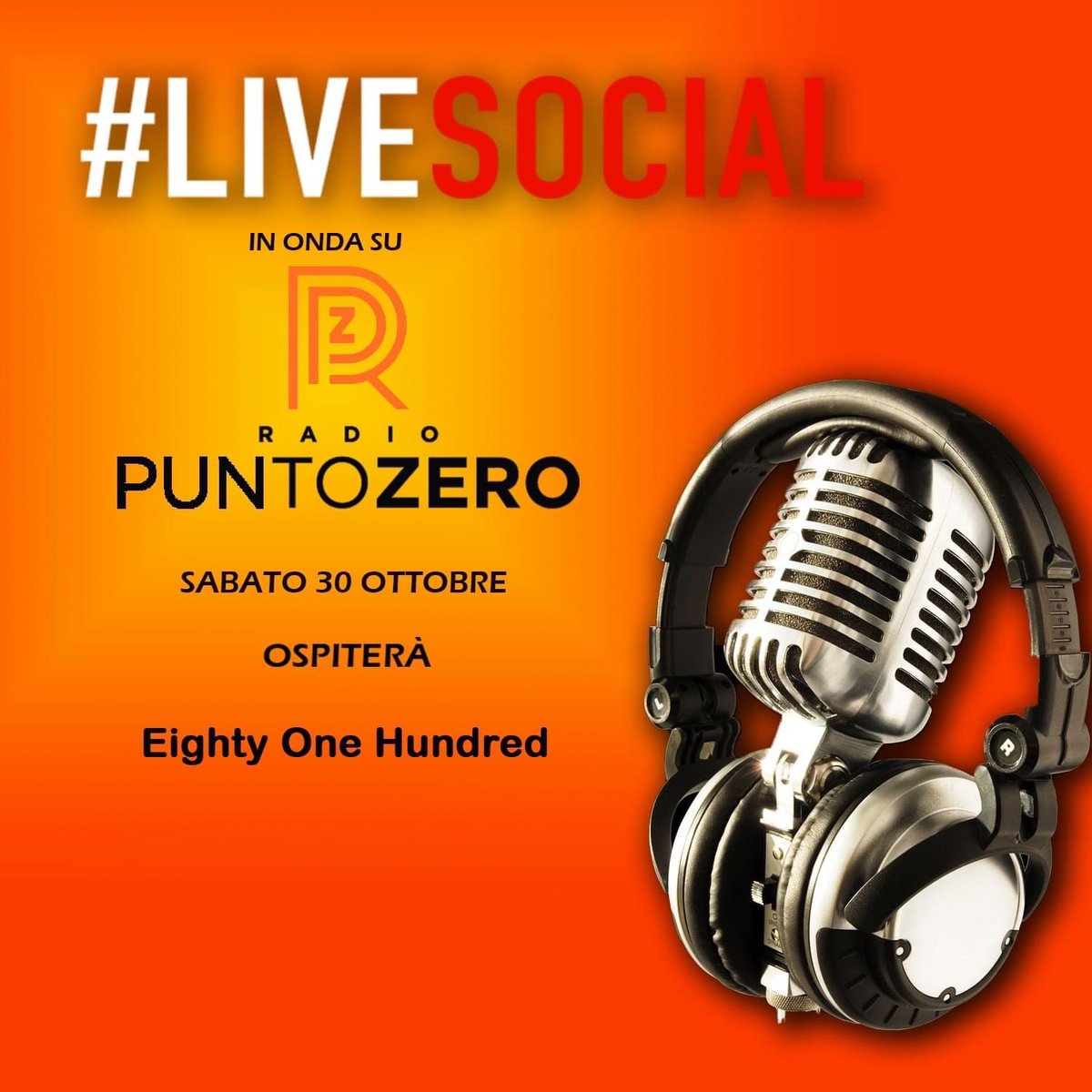eighty_hundred's tweet photo. Domani 30 ottobre saremo ospiti del programma #livesocial di @radiopuntozero1 - Campania.  #music #live #radio #interwiew #metal #metalmusic #metalband #italiametal #metalitalia 

 Rage on FM \m/ https://t.co/muj9IJx6xg