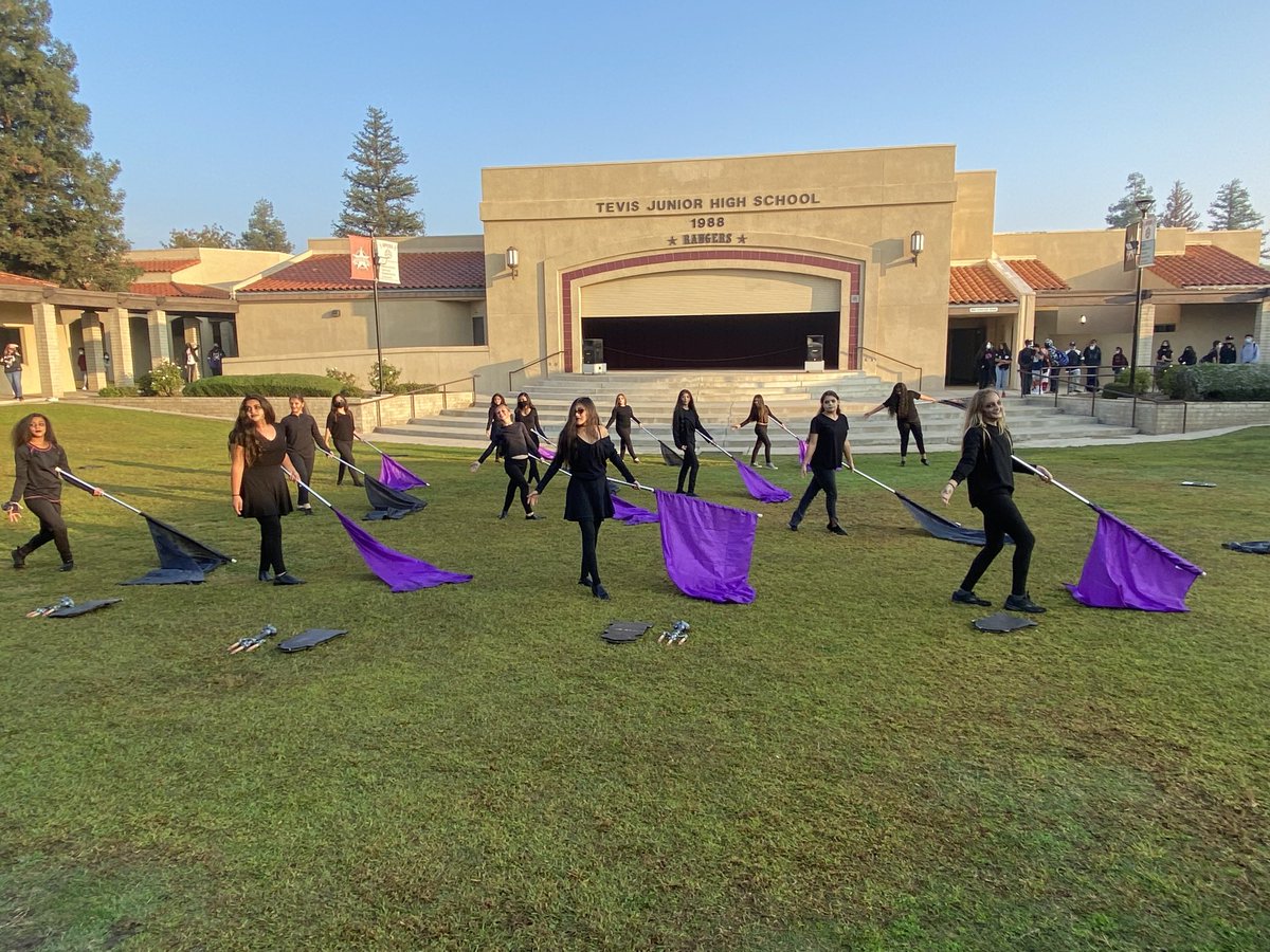Nice job Tevis Color Guard !!!