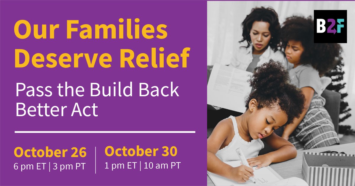B2FAction's tweet photo. The #BuildBackBolder act ensures that the issues that matter most to our communities are top priorities. And now, we need your help bringing our fight directly to Congress. Volunteer at one of our upcoming #BuildBackBolder Congressional Call-In Actions!
https://t.co/ZW9jTgWKxI… https://t.co/mYT71KvC2A