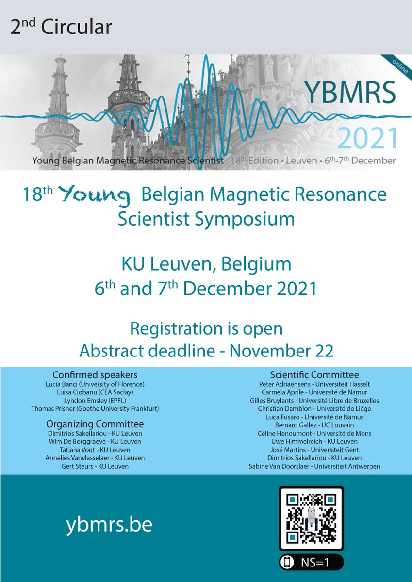 Registrations open until November 22. Check out ybmrs.be