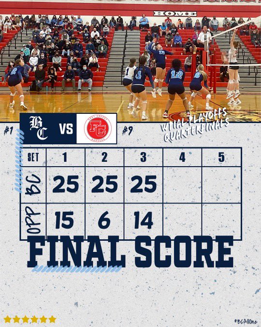 BCAllOne's tweet image. HEADED TO SEMIFINALS!!👊🏽🏐

#BCALLONE #BCPRIDE #wpialplayoffs