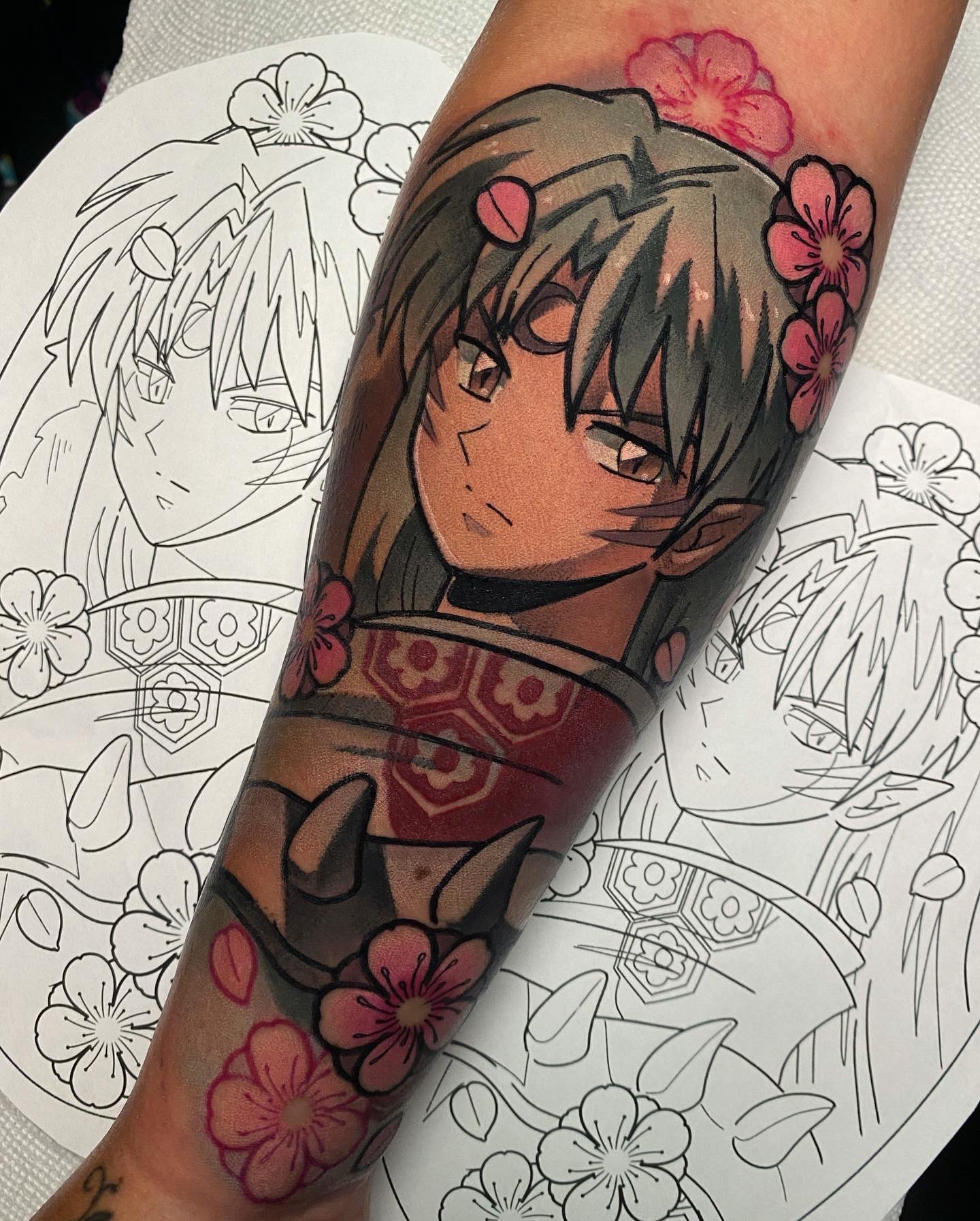 Fakku  on Twitter Work in progress Inuyasha tattoo I had the chance  to start  tattoo today  httpstcoUmHunaKNMX  Twitter