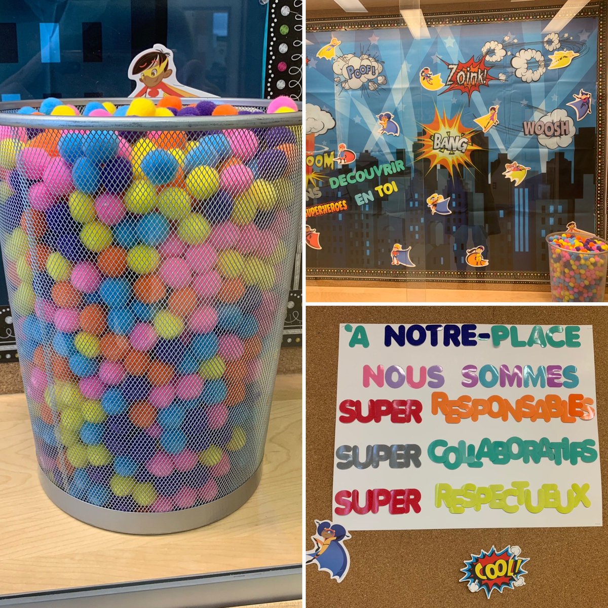 Notre_Place's tweet photo. YOUPI!! Nos super-héros ont rempli leur pot d'école en respectant les trois valeurs de l'école et en faisant de beaux gestes au quotidien!

Leur récompense SCP: une activité cherche et trouve d'Halloween à l'extérieur! Bravo les élèves!
@ecolecatholique https://t.co/XRW6OQCIAK