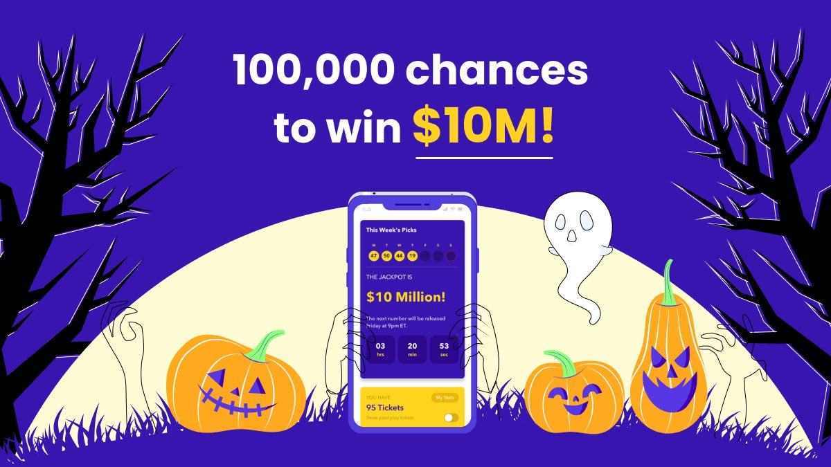 winwithyotta's tweet image. 🎃The “Not So Scary” Halloween giveaway🎃

1 winner. 100,000 chances to win $10M! 

Here’s how to enter:

1️⃣ Follow @YottaSavings on Twitter  
2️⃣ RT this post 

Ends 11/01/21 at 12pm EST.

Check out our link in bio for Sweepstakes Official Rules.

GOOD LUCK!🤞