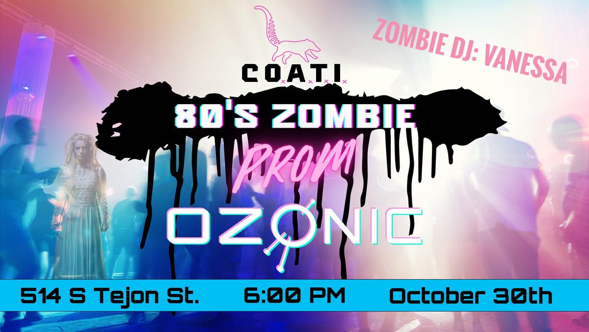 TOMORROW NIGHT!!! FREE SHOW AT CO.A.T.I.!!! WHO'S COMING OUT!? 💀👻🎃