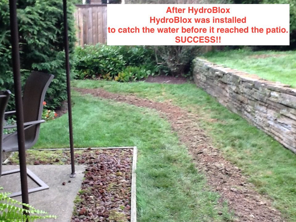 HYDROBLOX - superior solution to drying up your property. Call NOW!
#Landscapers #constructionindustry #watermanagement #frenchdrain