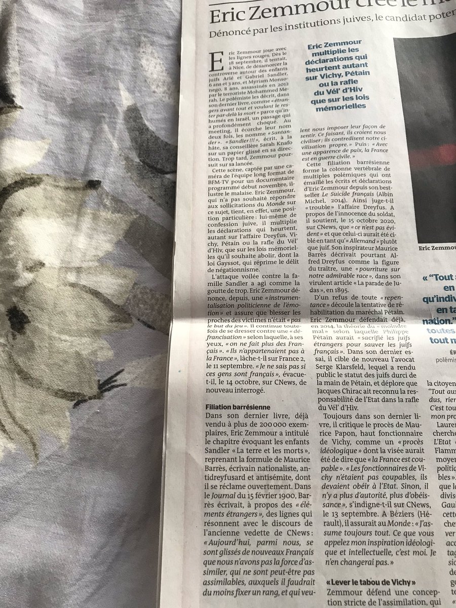FredericEncel's tweet photo. Ignominie des mots, confusions écoeurantes dans les noms d’enfants assassinés, références racialistes et antisémites, révisionnisme fascisant, nullité historienne (Le Monde, 26/10). Même l’infâme JM Le Pen qui lui rend hommage n’osait plus... Halte républicaine à la peste brune ! https://t.co/9UWBeJhXAH