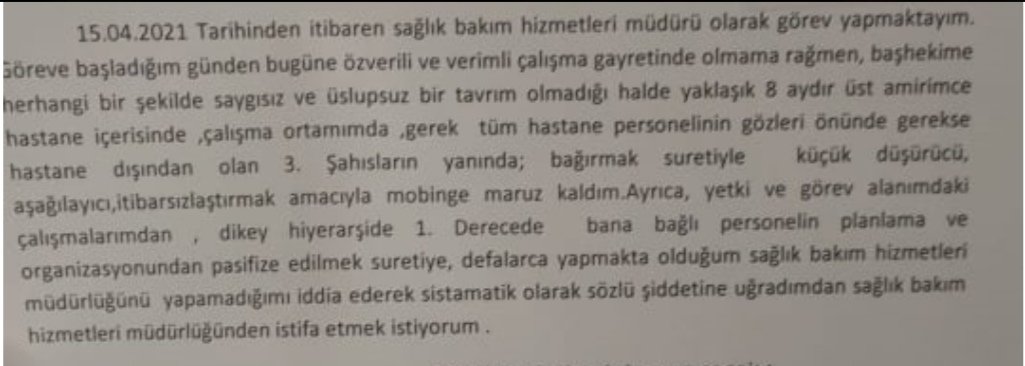 UniversiteHemi1's tweet photo. Iğdır Devlet Hastanesi Bakım Hizmetleri Müdürü Yeşim Okur Hanımefendi uğramış olduğu Mobbing in aslında tüm HEMŞİRELERE ve diğer sağlık çalışanlarna yapılmıştr. Hep diyoruz hastanelerde yönetim reformu olması lazım. Hemşireleri hemşirelr dışnda kimse yönetemez. 
@drfahrettinkoca https://t.co/zxHrBO2UAw
