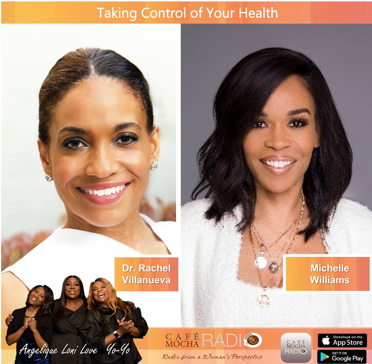 Cafe Mocha is addressing physical and mental health. NYU's @DrRachelSays answers our questions and addresses the myths around the Covid-19 vaccine. Plus, @RealMichelleW of Destiny's Child talks about protecting our mental health. #MentalHealthAwareness #CafeMochaRadio