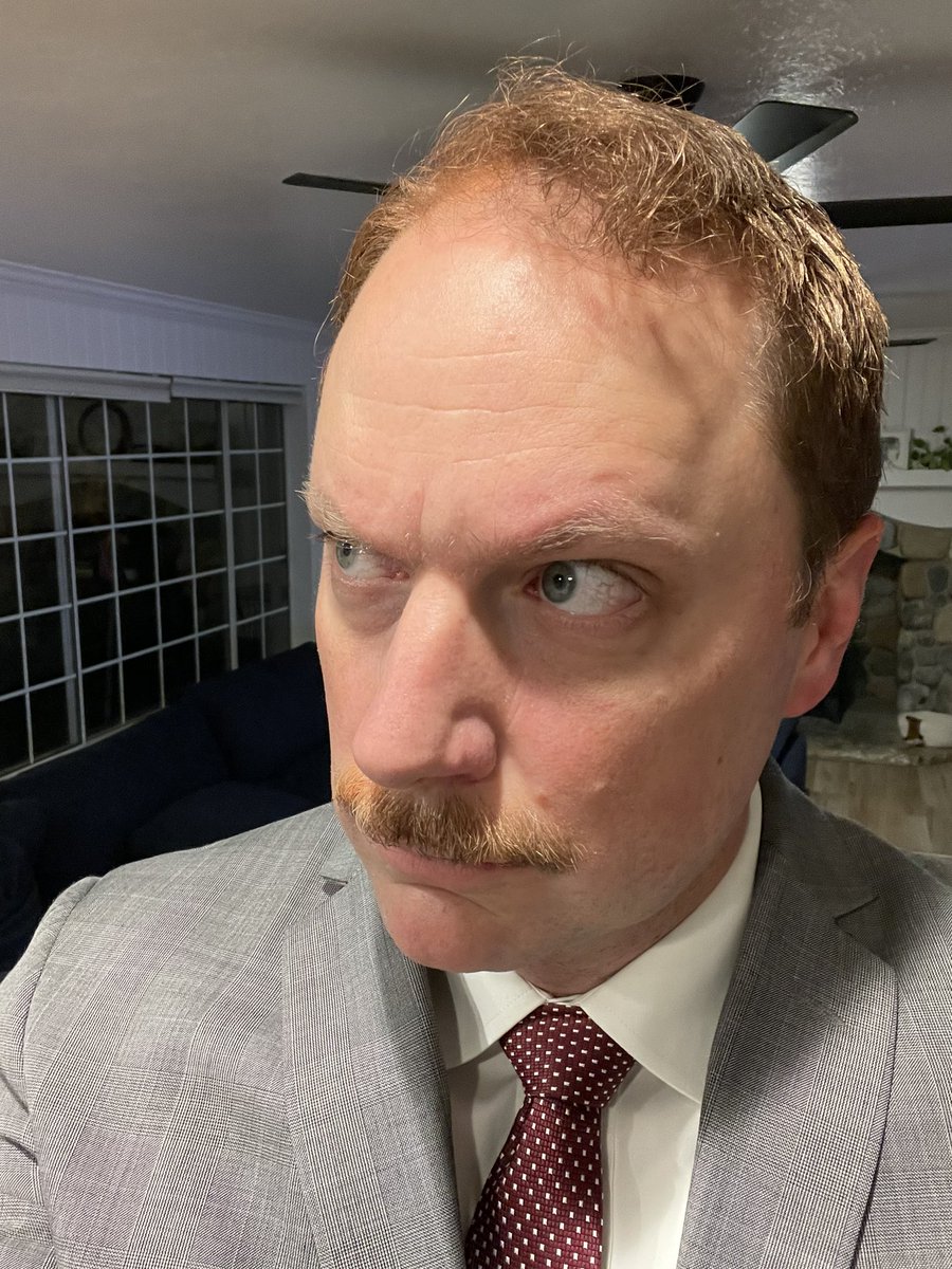 gatekeeperpete's tweet photo. About once a week another kid watches Ferris Bueller for the 1st time and comes up to me and says I look like Edward Rooney and so today… https://t.co/QzBQIwCvgi