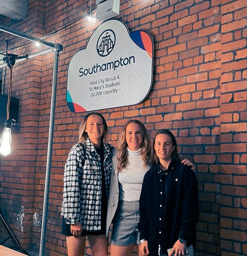HampshireFA's tweet photo. What an event we saw yesterday for the #WEURO2022 Finals Draw!

We finally know what teams are coming to #Southampton for the group stages and the ballot is OPEN!

APPLY FOR TICKETS NOW 👇
https://t.co/svI4lDLhPM https://t.co/Iz4uob5wB8