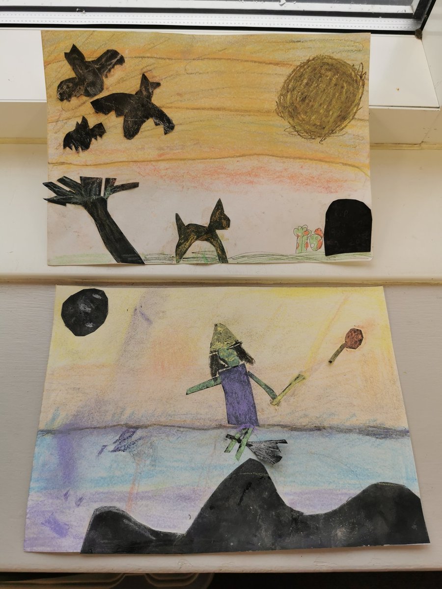 beanxMrsRowan's tweet photo. Today we created Halloween pictures 🎃 the children choose which media they used for their background and what spooky silhouettes they created 🦇👻 #bpslearnerparticipation #bpsexpressivearts https://t.co/Fq5Xmgu2jL