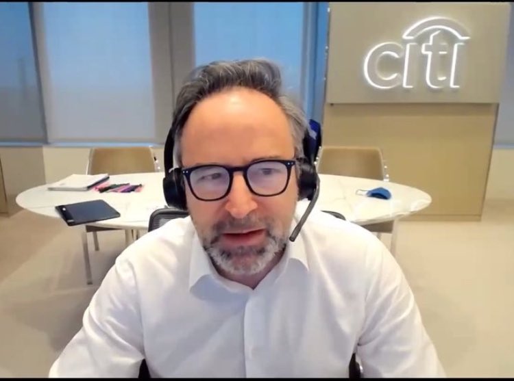 TeachForAll's tweet photo. Paco Ybarra from @citi kicks off a great discussion on developing students as leaders who thrive in the future of work: "We need to grab this opportunity when everyone is more willing to explore" to try new things like remote work experience, online training etc. #eforeducation https://t.co/l5es3G0JQp