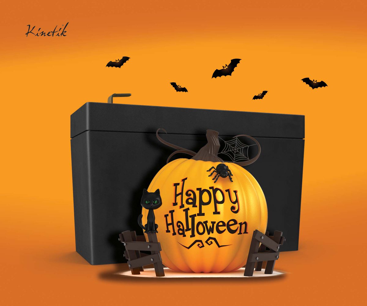 Kinetik_Power's tweet photo. Happy Halloween, from the UPG Family!
#Kinetik #UPGFamily #UPG #Battery #SLABatteries #powersupplies #power #Kinetikbeast #leadacidbattery #tapourexpertise  #powerbeyondthebattery #Kinetikpower #Audio #CarAudio #CarAudioBattery #HappyHalloween #Halloween https://t.co/a9FUdMgdXB