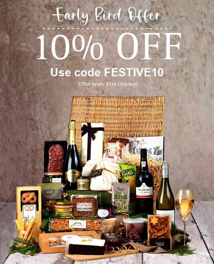 Find a unique hamper for everyone on your list for less with the code FESTIVE10 🎄

Explore our Christmas range via the link in our bio!

#hayhampers #hampersuk #gifthampers #foodhamper #christmasgift #giftidea #christmasoffer #luxuryhamper #christmas #giftsforher #giftsforhim