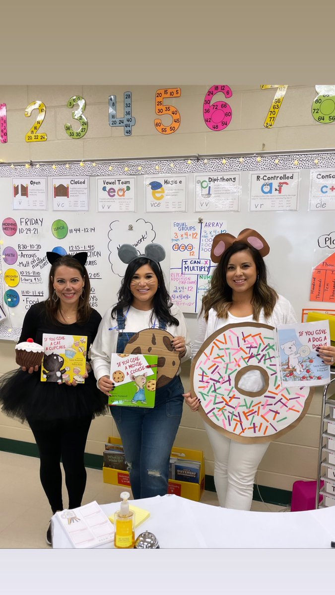 If you give a 🐱,🐭,🐶 a🧁,🍪,🍩… #BookCharacterDay <a href="/NISDKallison/">Kallison Elementary</a> #leadthecharge