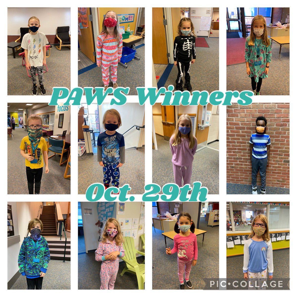 🐾PAWS Winners on Comfy/PJ Day🐾