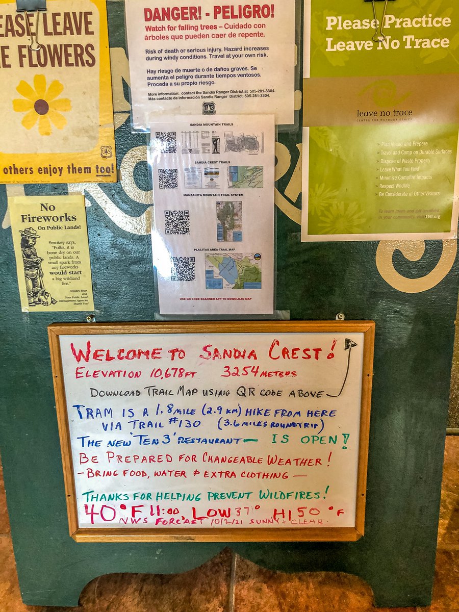 We were so caught up in the #balloonfiesta when were in Albuquerque that we rarely left.  But we did manage to escape to even higher elevations, (exactly 10,678ft to be exact). And we had a super fun family afternoon exploring Sandia Crest.