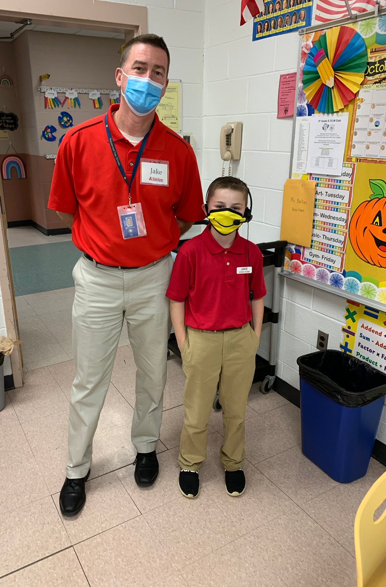 MichaelPortas's tweet image. Lots of Halloween fun in the schools today. Not my favorite holiday, but it's great to see staff and students getting into the spirit with some great costumes. I even bumped into a fellow Jake from State Farm! #PeqPantherPride #NockNation