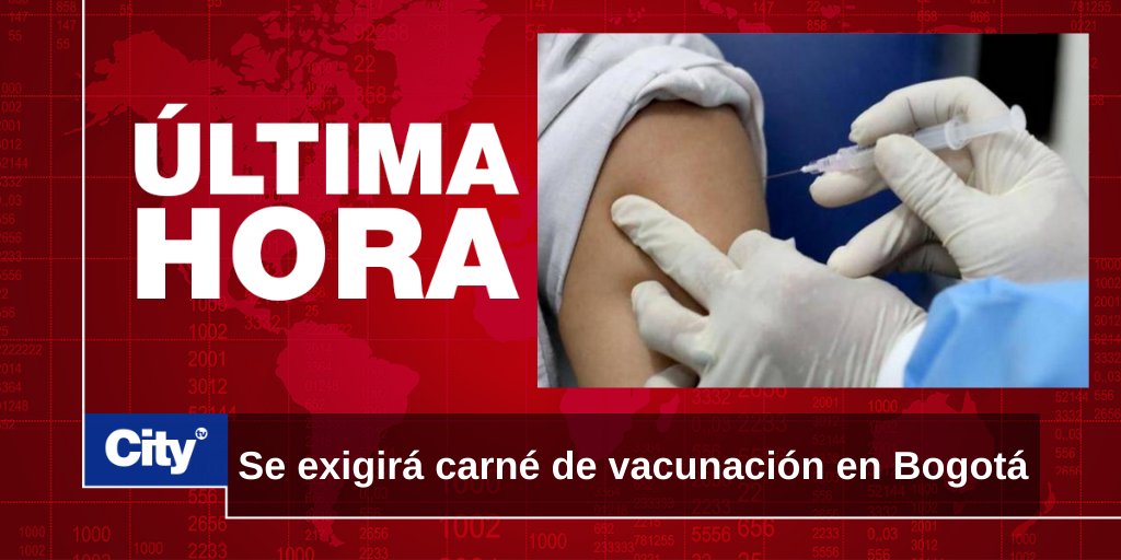 Citytv's tweet photo. ¡ATENCIÓN! 🚨  La alcaldesa, Claudia López, hace importantes anuncios de salud pública y covid-19 en Bogotá. Mire acá las novedades ▶️  https://t.co/Vl5C8y2gcK https://t.co/ve5aNPY6wP