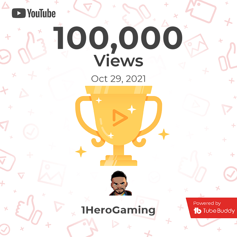 iam1Hero_'s tweet photo. Blessed to reach 100K on the channel.

Now I have to keep creating to connect with more Heroes out there and push past my limits beyond 1000 

Full Times the goal. Time to work. 

Thank you @TheOutsiderGam1 for the support on YT and others who believe!

Be Great. Be You. 

1Hero https://t.co/mm8zyJDFUP