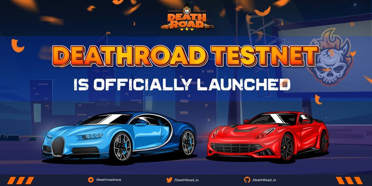 🔥 DeathRoad Community Testnet has officially launched 🔥

👉 Please follow the instructions here: t.me/deathroaddotio… to join our testnet

❣️ Thanks for the support of Racers so far. It's all just the beginning of a journey ahead.

#Metaverse #Race2earn $DRACE