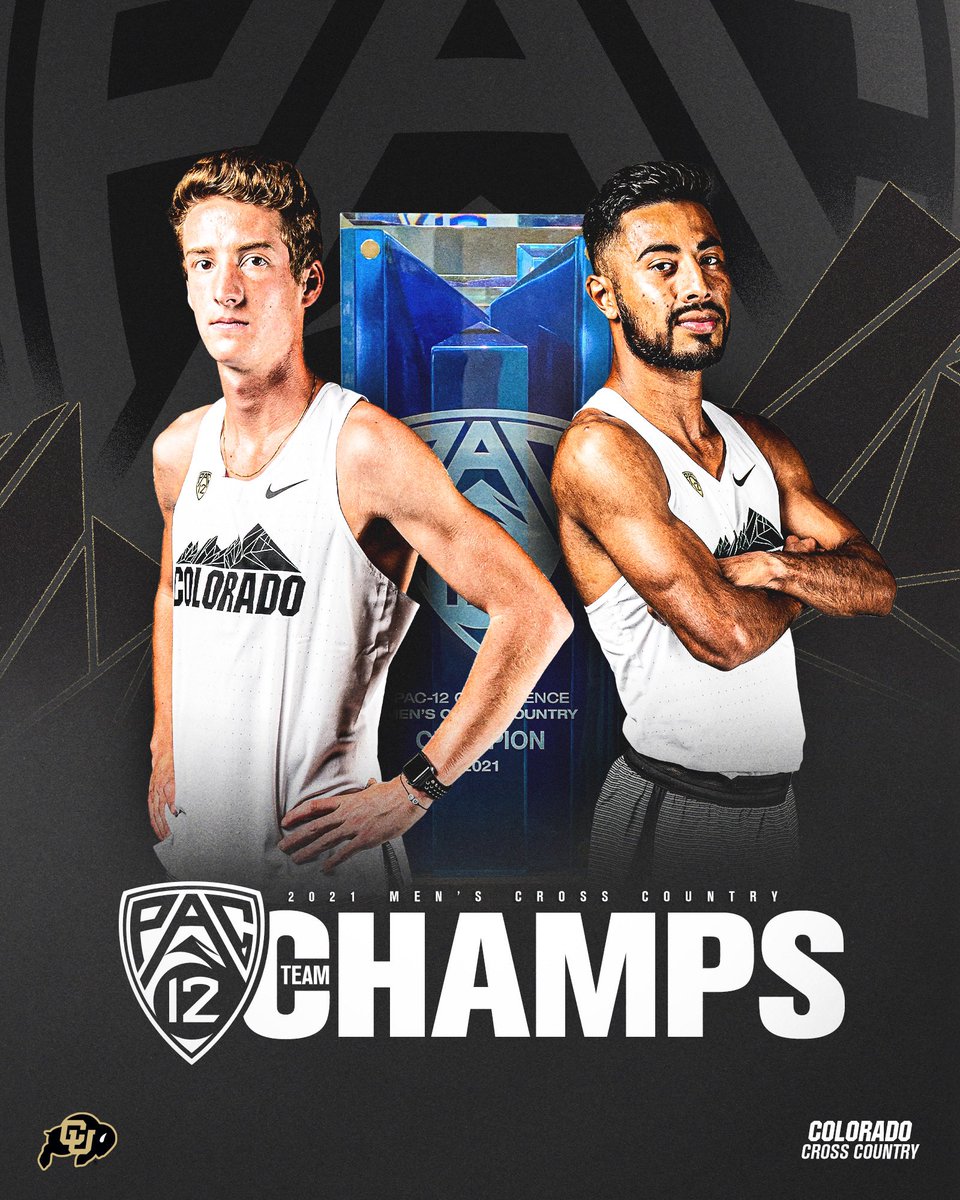 CUBuffsTrack's tweet image. Unofficially Colorado wins their 8th PAC 12 title! #GoBuffs