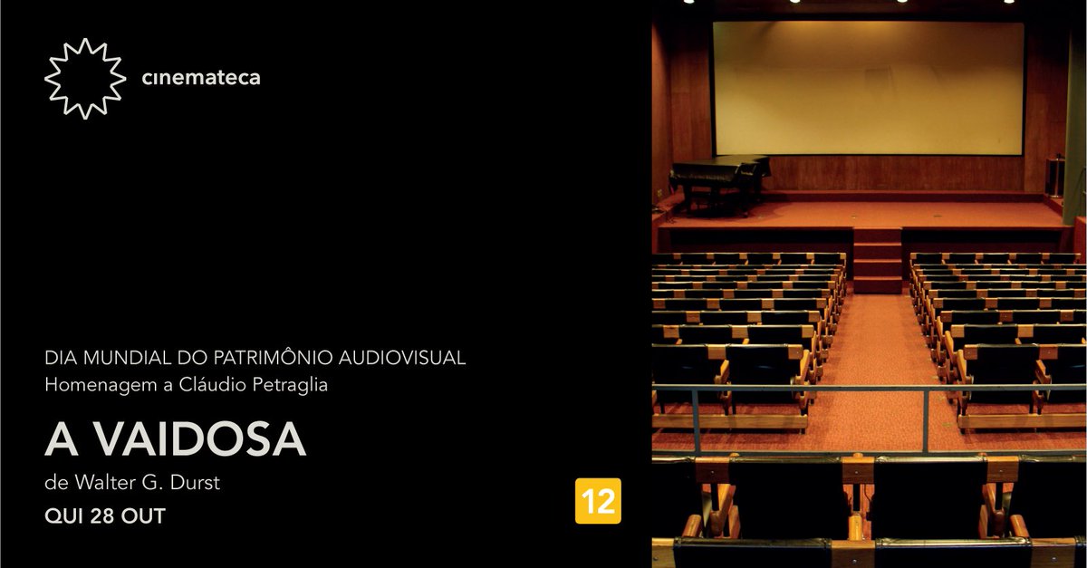 MAM_Rio's tweet photo. Hoje às 18h30 na Cinemateca do MAM tem o teleteatro "A vaidosa" de Walter G. Durst, estrelado por Cacilda Becker. Baixe seu ingresso gratuitos em https://t.co/fsEGldA1Vp. #teatro #cinema #filme #mamrio #cinematecadomam https://t.co/69V8zUDUmb