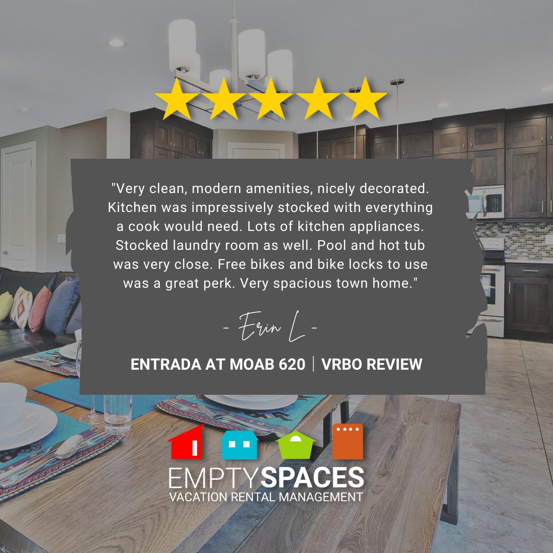 emptyspacesVRM's tweet image. Why book a vacation rental instead of a hotel? Because we offer all the amenities you need to keep you comfortable in your home-away-from-home.

We still have availability for holiday reservations, but don't wait too long! Book direct on our site and save: esvrm.com/search-results/