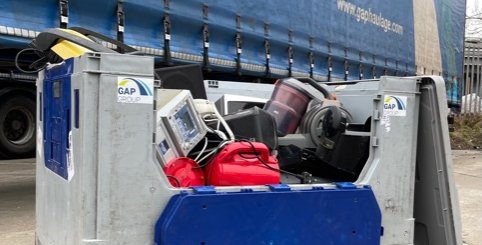 GapGroupNE's tweet image. The GAP WEEE Boxes are a family of centralised storage units for all your redundant electrical waste… #ecofriendly #wasteprocessing ow.ly/vv5E30rVrOw
