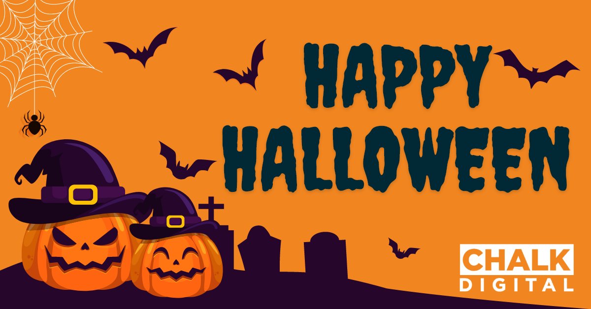 HAPPY HALLOWEEN! 🎃
.
.
#chalkdigital #halloween2021