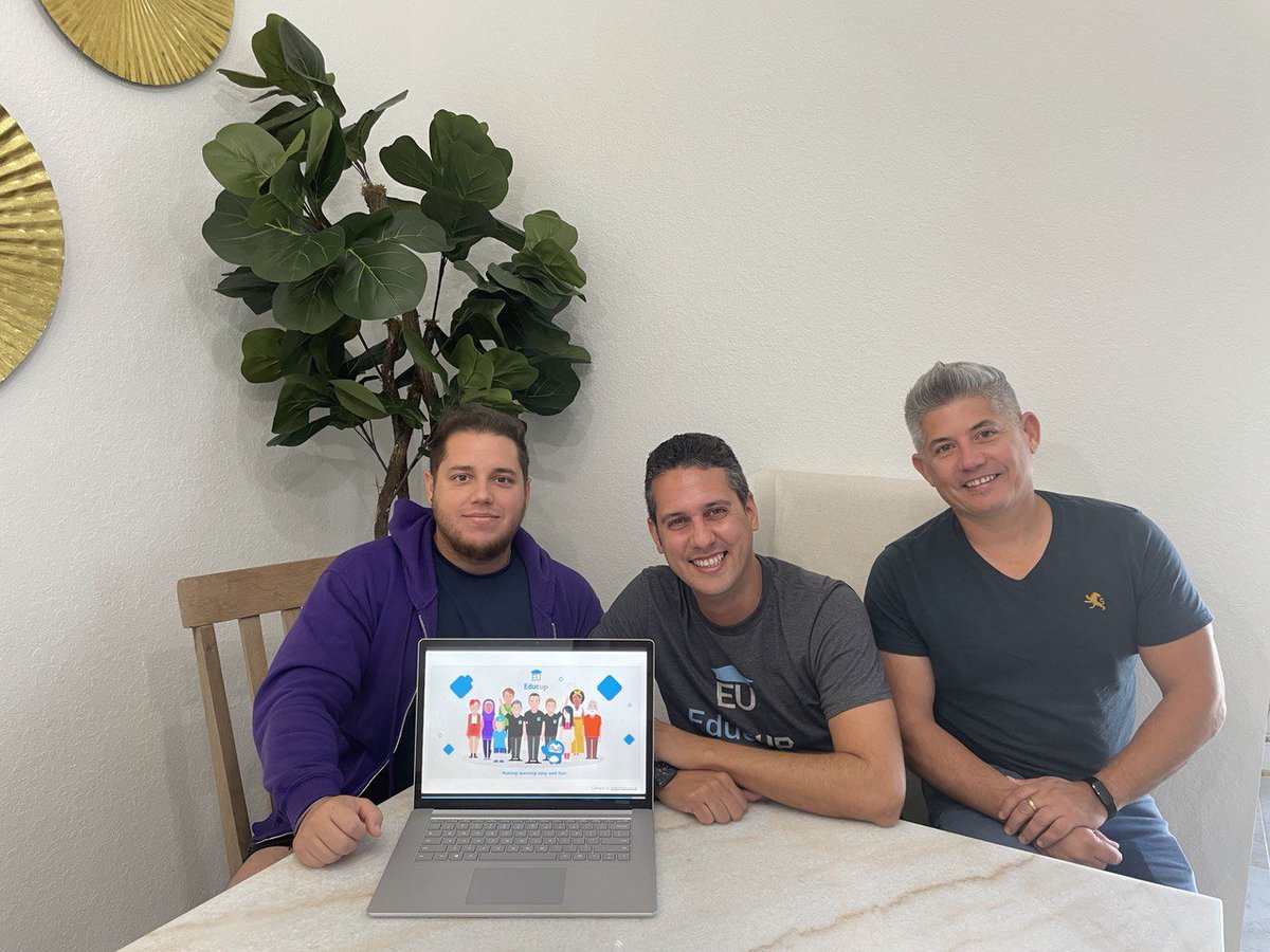 carlosraul_777's tweet photo. Working hard on @educup_official! 😎 Ending this month with a new record on signups. Making learning much more fun and effective. 😃

#startups #miamitech #founders #edtech #learning #educup https://t.co/yEKCMcPGSV
