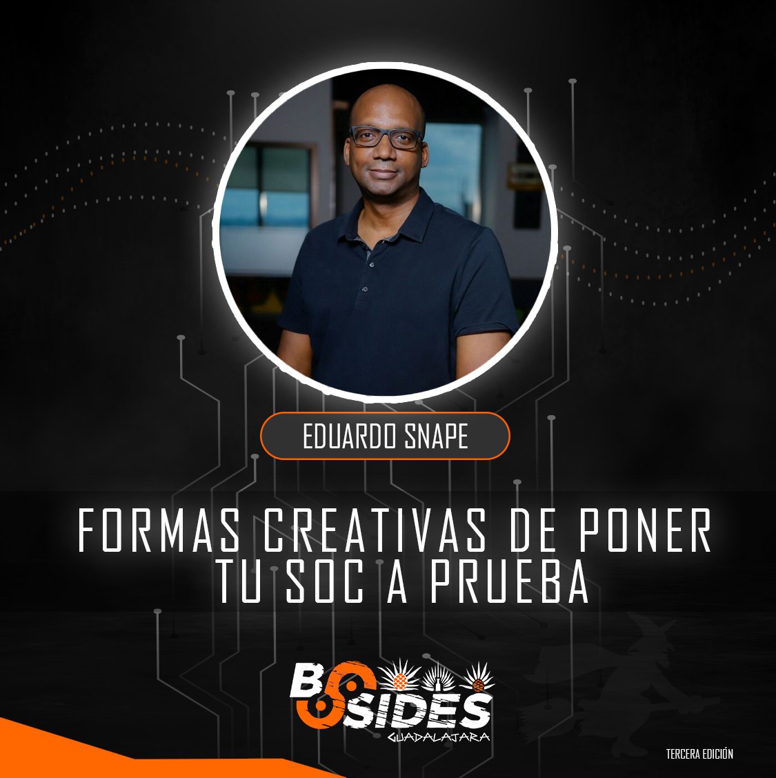 BsidesGdl's tweet photo. 🔥🔥 Formas creativas de poner tu SOC a Prueba 🔥🔥

No te pierdas a @EduardoSnape en @BsidesGdl hoy a las 15:15 horas. https://t.co/HNf2ETshJ3