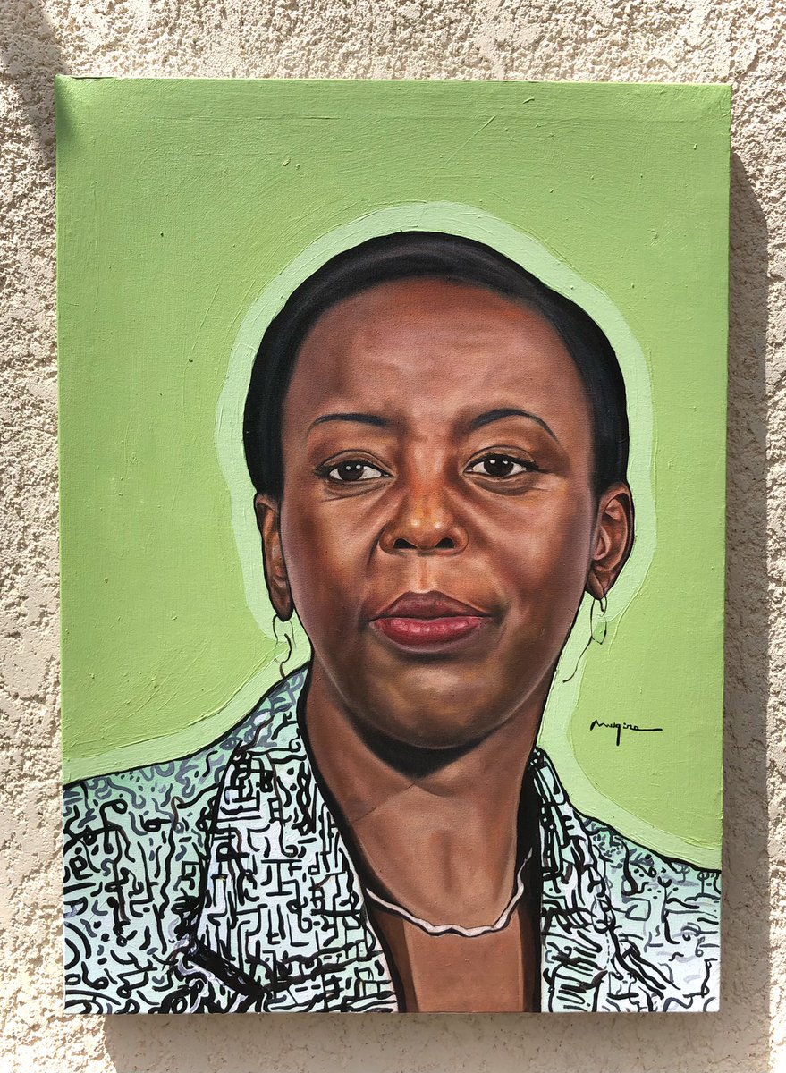 ArtsDavy's tweet photo. I’m so proud of sharing to you this portrait of secretary _general of organisation internationale de la francophonie @LMushikiwabo I can’t now spell out how much she inspire,motivate and encourage me but i wish to meet her finally @Fionambabazi1 @LuckyIbnMiraj @DrSenait https://t.co/fIuKdpPzhB