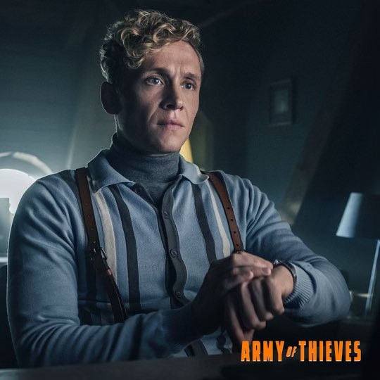 MSchweighoefer's tweet photo. Army Of Thieves finally out now! 💥 Yay, I‘m so excited. #armyofthieves @NetflixGeeked @NetflixFilm @NetflixDE @netflix https://t.co/vWCuE3EQ1d