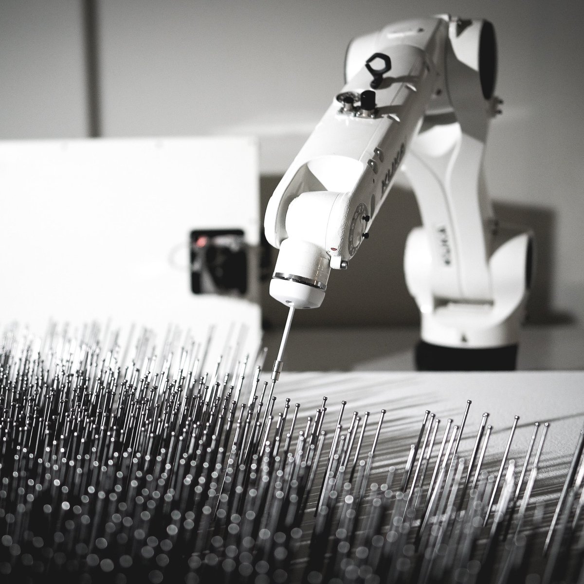 Process 🦾

#art #fineart #robotics #sculpture #datasculpture #dataart #creativecoding #newmediaart #contemporaryart #creativerobots #creativerobotics #artgallery #gallery #artmuseum #museum #modernart #kuka  #kukarobotics #nft #cryptoart